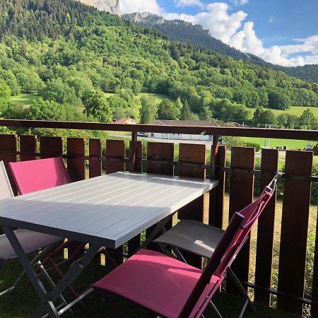 Studio Agreable Et Cosy Avec Vue Sur Les Memises Thollon-les-Memises ภายนอก รูปภาพ