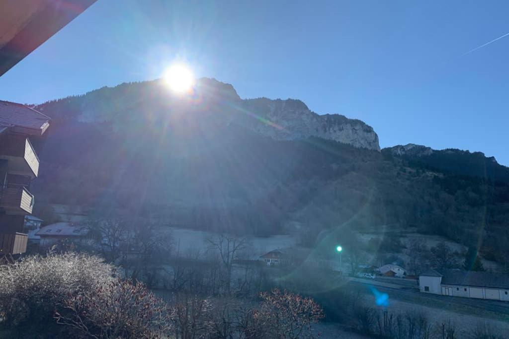 Studio Agreable Et Cosy Avec Vue Sur Les Memises Thollon-les-Memises ภายนอก รูปภาพ